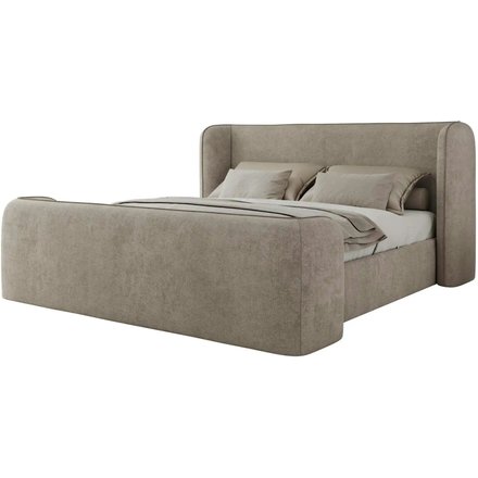 Polsterbett mit Lattenrost Emora Classic Duo, beige