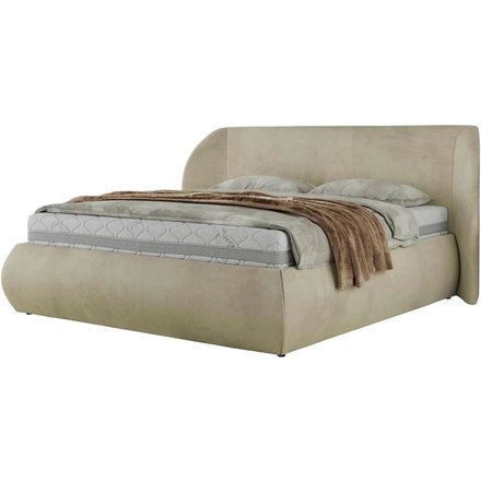 Polsterbett mit Bettkasten Caela Classic, beige
