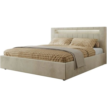 Polsterbett mit Bettkasten Gold 5 Classic, beige