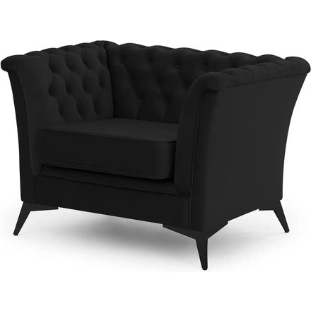 S-STYLE Sessel Wilhelm, schwarz