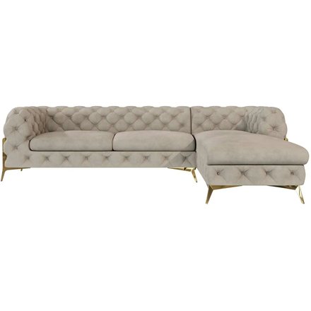 S-STYLE Ecksofa Natalie, creme