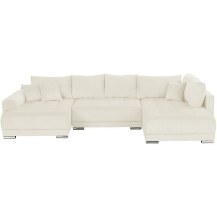 Wohnlandschaft mit Schlaffunktion Lemie, beige