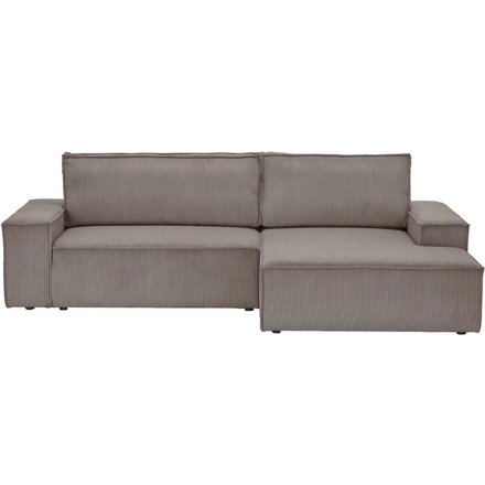 uno Ecksofa mit Schlaffunktion Fjord, braun