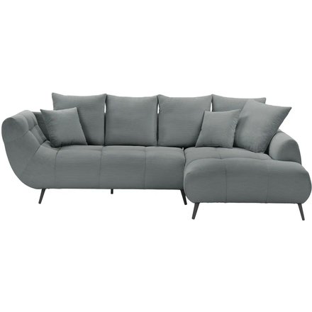 bobb Ecksofa Bellani III, grau