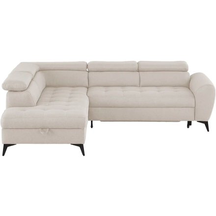 switch Ecksofa mit Schlaffunktion Deen, beige