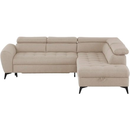 switch Ecksofa mit Schlaffunktion Deen, beige