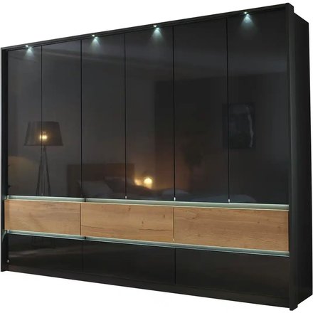 Kleiderschrank Winnipeg, schwarz