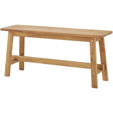 Bank aus Massivholz Siro, holzfarben
