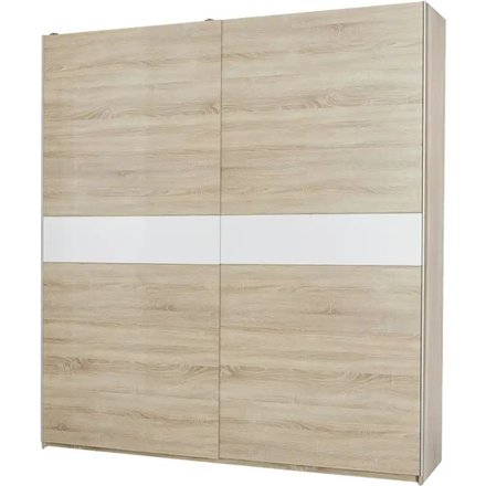 Schwebetürenschrank 2-türig Magdalena, holzfarben