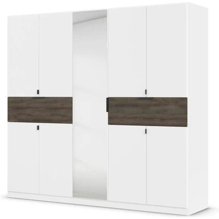 Drehtürenschrank Ticao, weiß