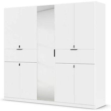 Drehtürenschrank Ticao, weiß