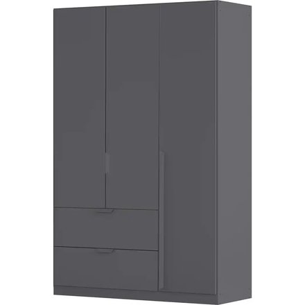 Drehtürenschrank Quadra Spin, schwarz