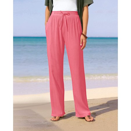 "Damart Crinkle Trousers"