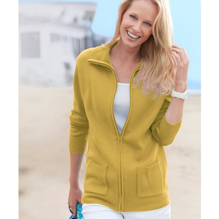 "Damart Zipped Cardigan"