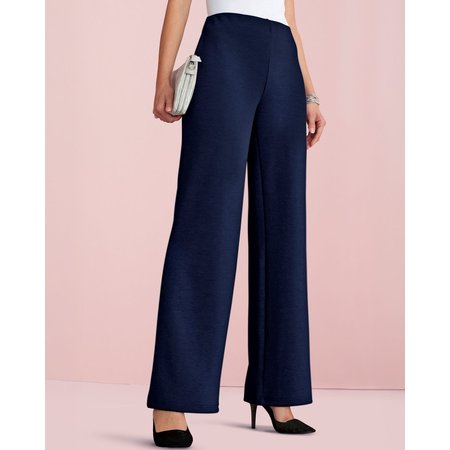 "Damart Secret Stretch Ponte Wide-leg Trousers"