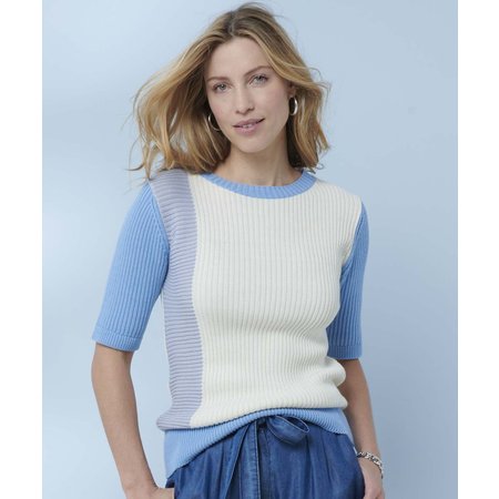 "Damart Colourblock Jumper"
