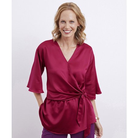 "Damart Wrap Blouse"