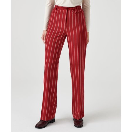 "Damart Pinstripe Tummy-Slimming Trousers"