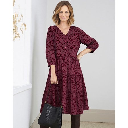 "Damart Tiered Dress"