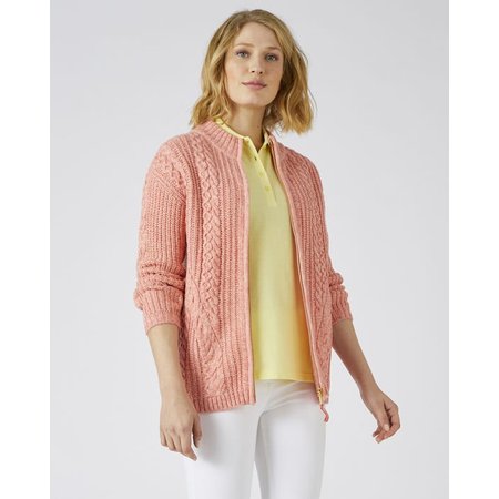 "Damart Toasty Thermal Zip Cardigan"