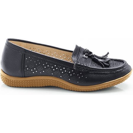"Damart Cushion-walk tassel trim Moccasin"