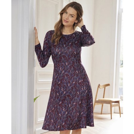 "Damart Fit & Flare Dress"