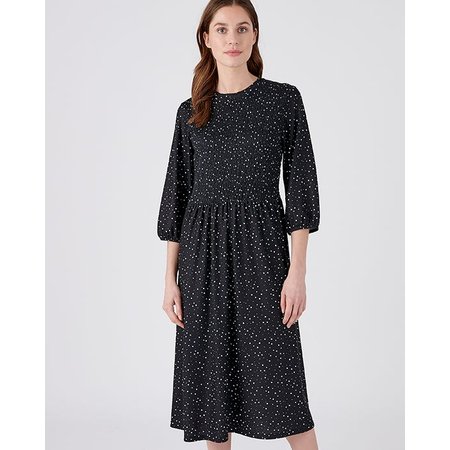 "Damart Dotty Print Dress"