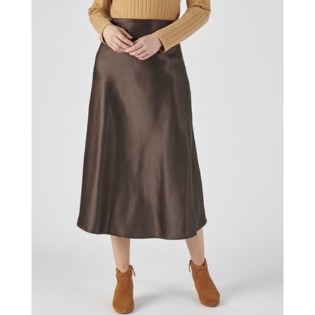 "Damart Satin Slip Skirt"