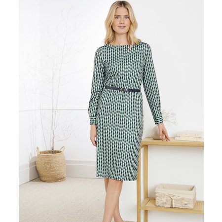 "Damart Recycled Knitted Shift Dress"
