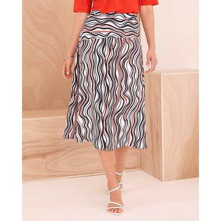 "Damart Printed Skirt"