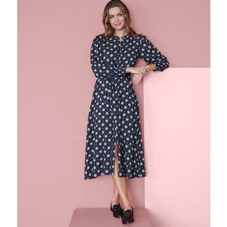 "Damart Ecovero Printed Shirt Dress"