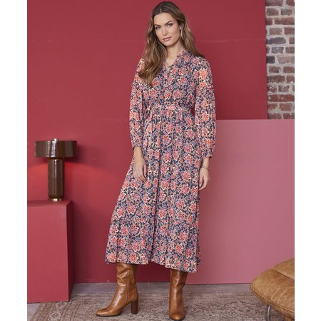 "Damart Voile Print Dress"
