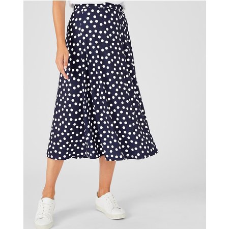 "Damart Jersey Printed Skirt"
