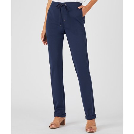"Damart Ponte Tapered-leg Trousers"