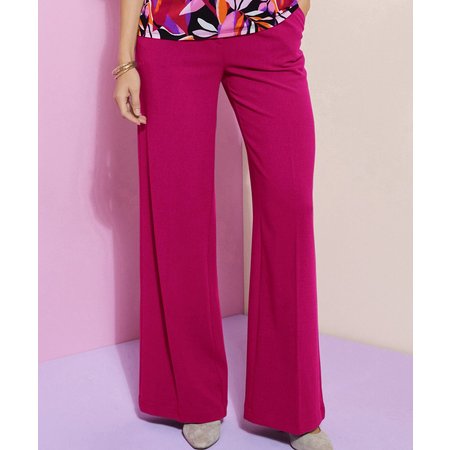"Damart Wide-leg Pull-on Trousers"