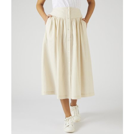 "Damart Linen Mix Skirt"