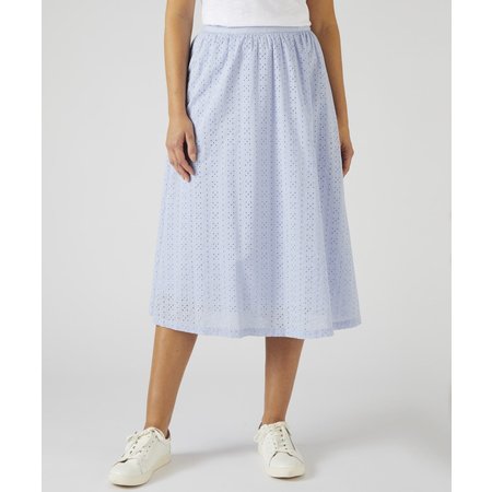 "Damart Broderie Anglaise Skirt"