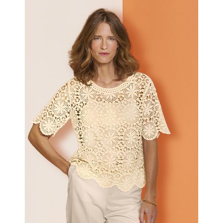 "Damart Crochet Top"