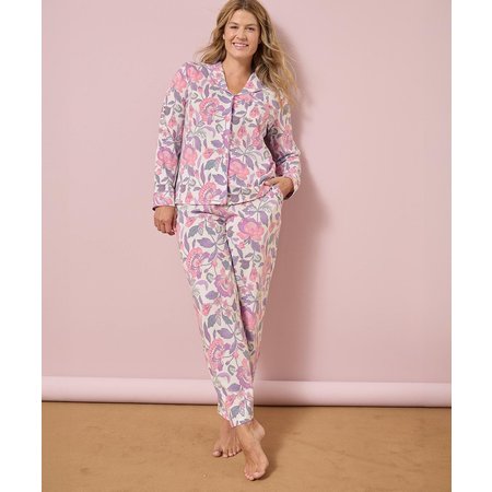 "Damart Jersey Floral Print Pyjamas"
