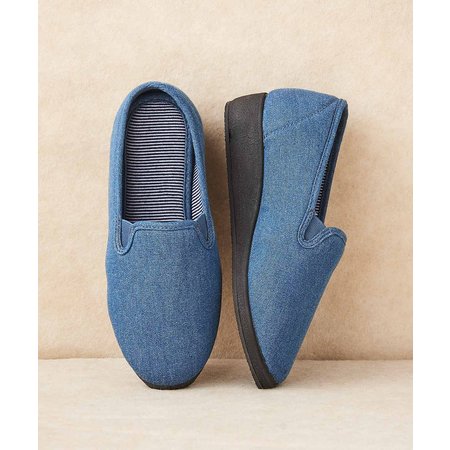 "Damart Elastic Insert Slippers"