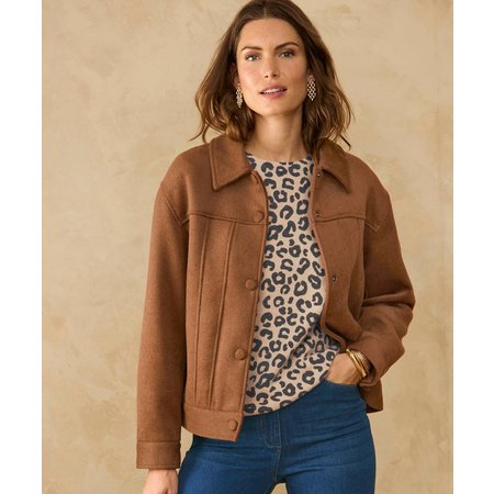 "Damart Wool Mix Casual Jacket"