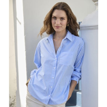 "Damart Stripe Over Shirt"