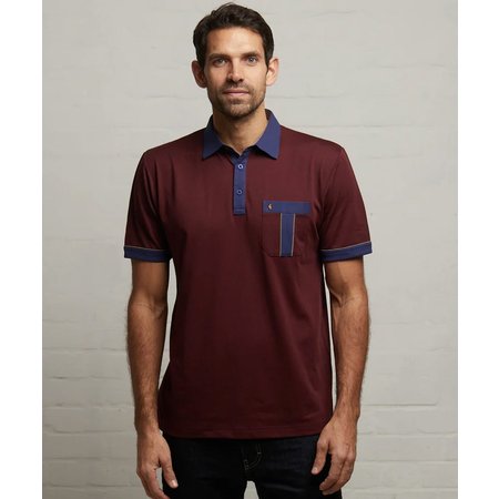 "Damart Gabicci Short Sleeve Jersey Polo"