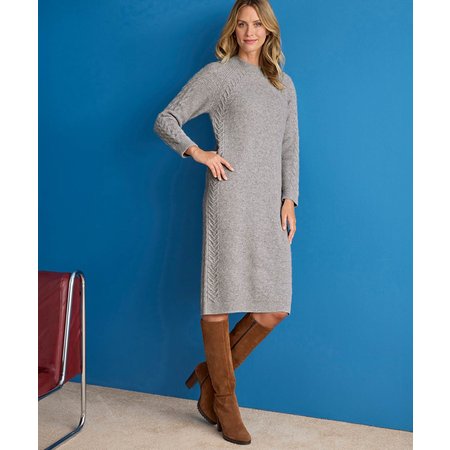 "Damart Thermolactyl Cable Knitted Dress"
