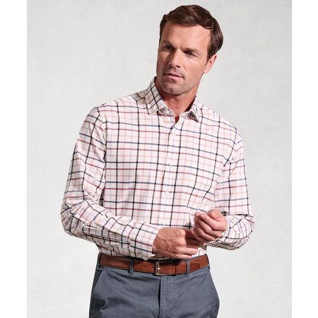 "Damart Brook Taverner - Tattersall Check Long Sleeve Shirt"