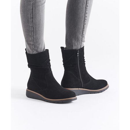 "Damart Cushion-walk Slouchy Suede-look Ankle Boot"