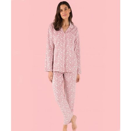 "Damart Fleece Button-Through Pyjamas"