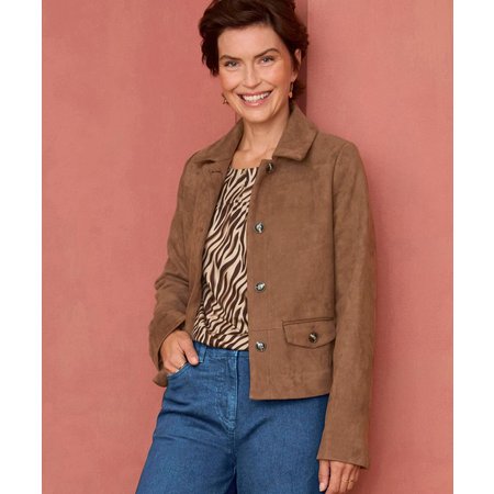 "Damart Suedette Jacket"