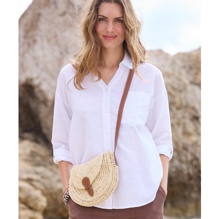 "Damart Woven Shoulder Bag"