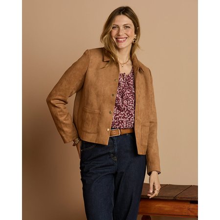 "Damart Suedette Jacket"